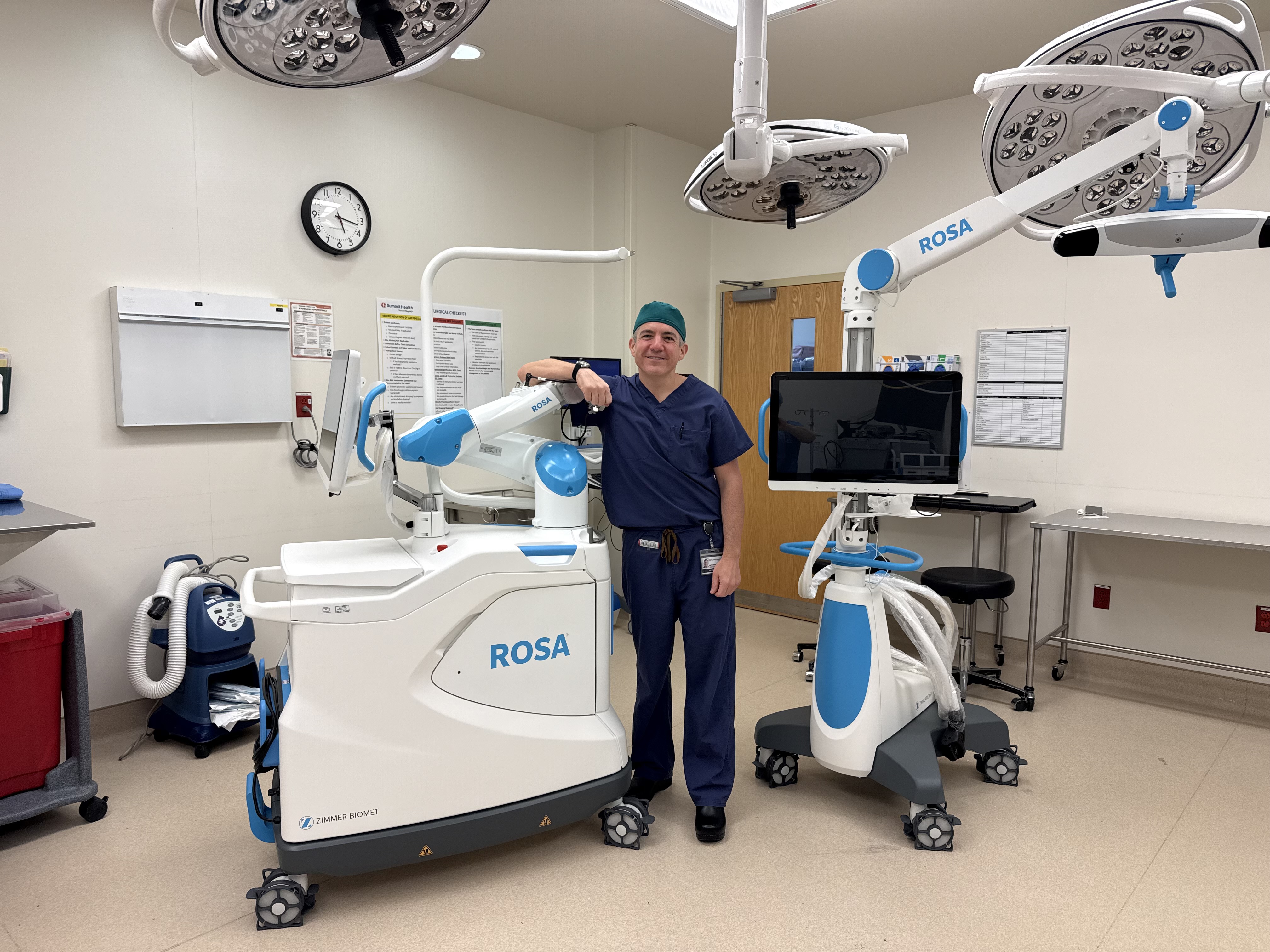 Summit Health orthopedic surgeon performs first robotic-assisted shoulder replacement surgery in an outpatient setting using advanced ROSA robotic technology