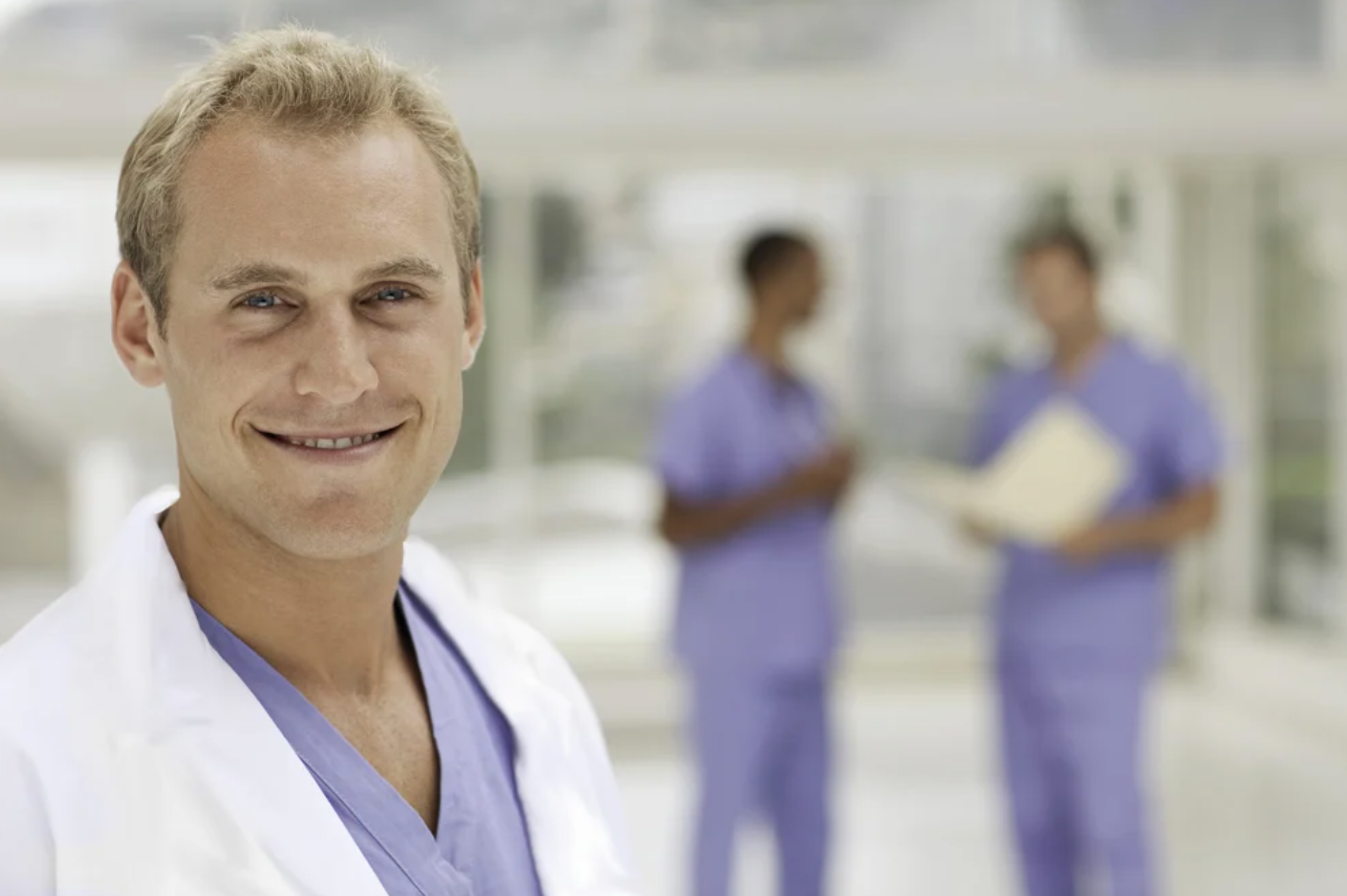 smiling male doctor