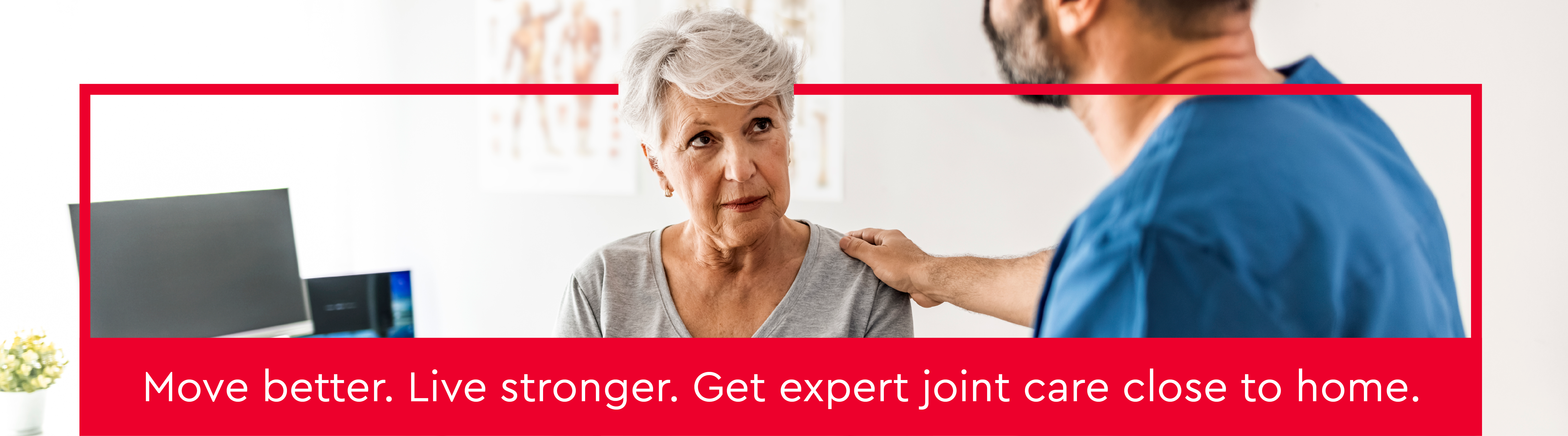 provider talking to a patient at summit health's total joint program