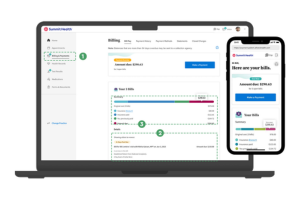 athenaPatient bill pay screen