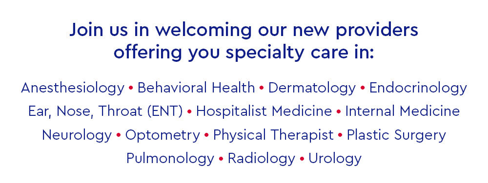 Welcoming new providers