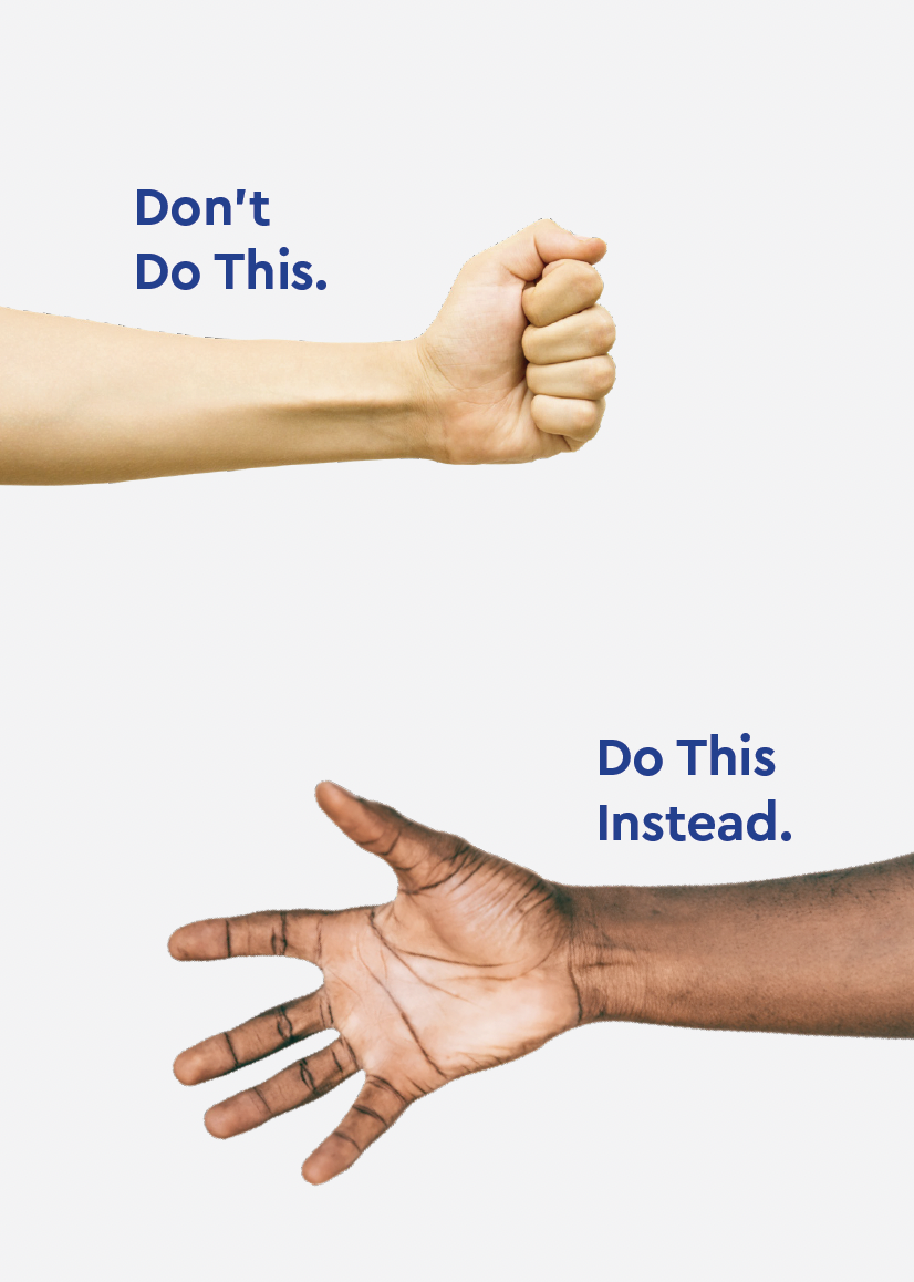 fist clenching demonstration