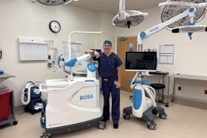Summit Health orthopedic surgeon performs first robotic-assisted shoulder replacement surgery in an outpatient setting using advanced ROSA robotic technology