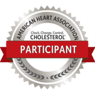 American Heart Association - Check. Change. Control. Cholesterol logo