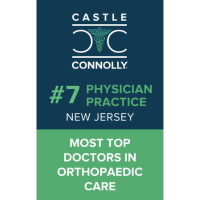 Castle Connolly #7 Physician Practice in New Jersey | Most Top Doctors in Orthopedic Care 2025 logo