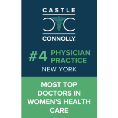 Castle Connolly #4 Physican Practice in New York | Most Top Doctors in Women's Health Care 2025 logo