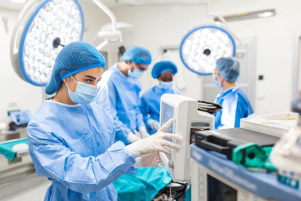 medical professionals in a surgical room